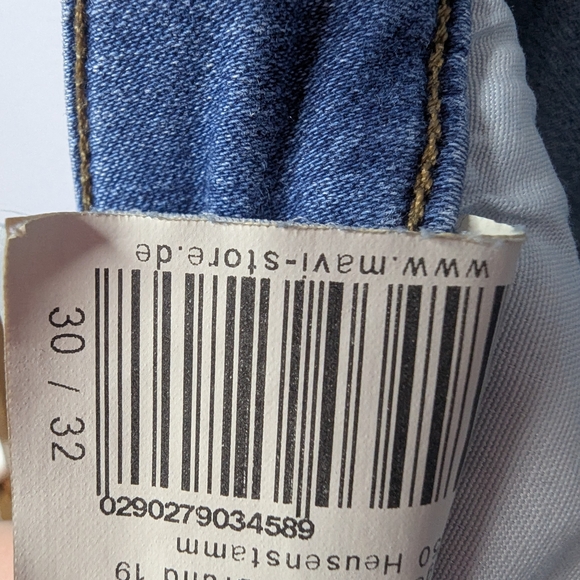 Mavi Jeans Emma Slim Boyfriend Women’s Size 30/32 | Stretch Mid Rise Blue Denim - Picture 8 of 8